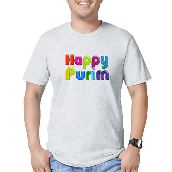 CafePress - Happy Purim T Shirt - Fitted T-Shirt, Vintage Fit Soft Cotton Tee