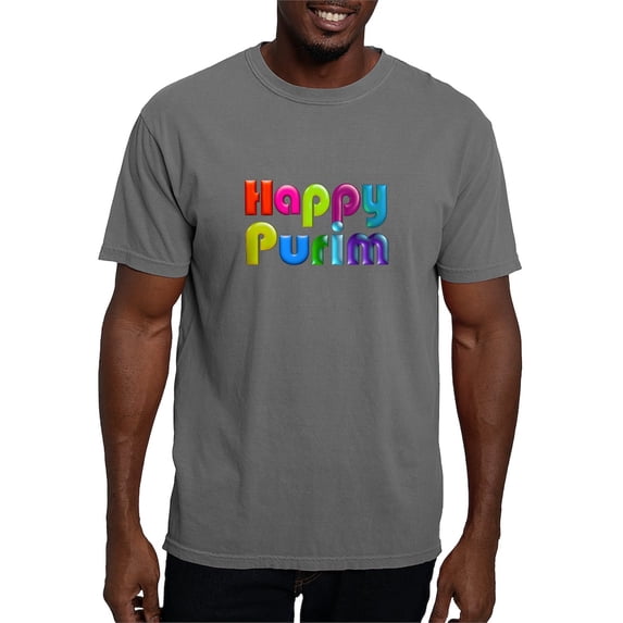 CafePress - Happy Purim T Shirt - Mens Comfort Colors Shirt