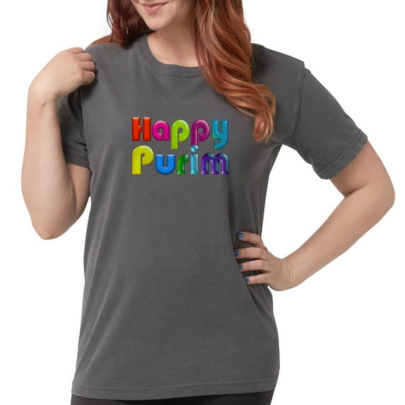 CafePress - Happy Purim T Shirt - Womens Comfort Colors® Shirt