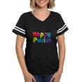 thumbnail image 1 of CafePress - Happy Purim T Shirt - Womens Football Shirt, 1 of 4