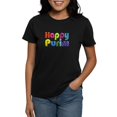 thumbnail image 1 of CafePress - Happy Purim T Shirt - Women's Traditional Fit Dark T-Shirt, 1 of 4