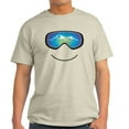 thumbnail image 1 of CafePress - Happy Skier/Boarder T Shirt - Light T-Shirt - CP, 1 of 4