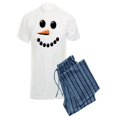 thumbnail image 1 of CafePress - Happy Snowman Face - Men's Light Pajamas, 1 of 1