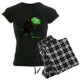 thumbnail image 1 of CafePress - Happy St Patricks Day Bigfoot Women's Dark Pajamas - Women's Short Sleeve Print T-Shirt and Pants Dark Cotton Pajama Set, 1 of 7
