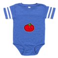 thumbnail image 1 of CafePress - Happy Tomato - Cute Infant Baby Football Bodysuit, 1 of 3