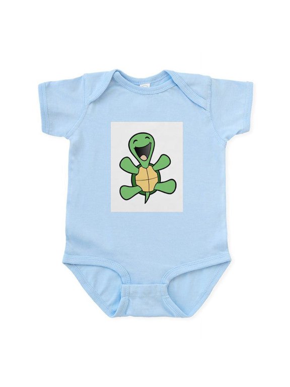 - Happy Turtle Infant Bodysuit - Baby Light Bodysuit, Size Newborn - 24 Months