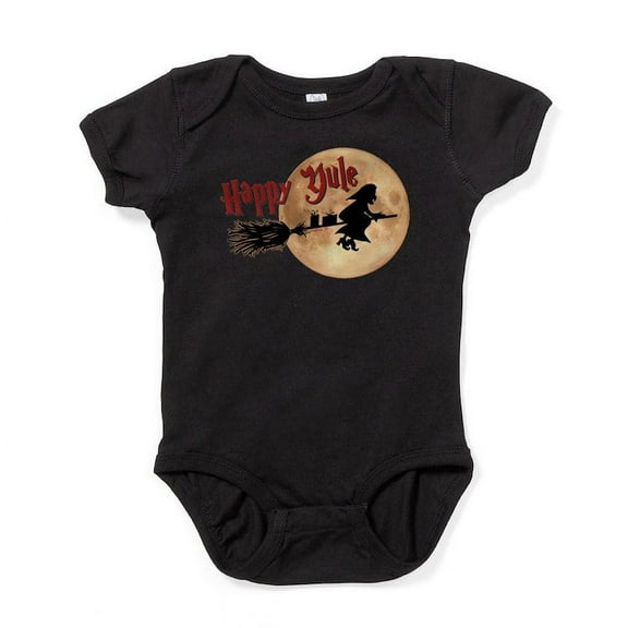 CafePress - Happy Yule - Cute Infant Bodysuit Baby Romper - Size Newborn - 24 Months