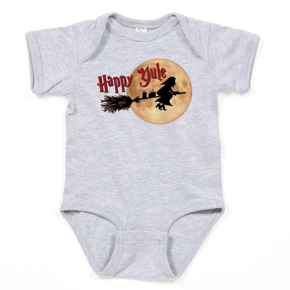CafePress - Happy Yule - Cute Infant Bodysuit Baby Romper - Size Newborn - 24 Months
