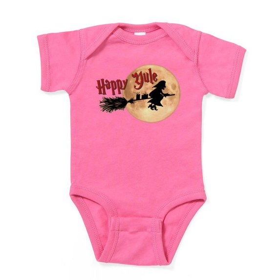 CafePress - Happy Yule - Cute Infant Bodysuit Baby Romper - Size Newborn - 24 Months