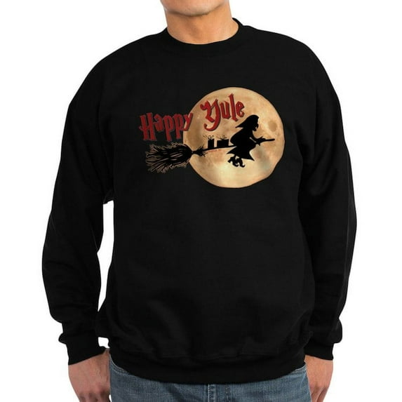 CafePress - Happy Yule Sweatshirt - Classic Crew Neck Sweatshirt