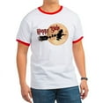 thumbnail image 1 of CafePress - Happy Yule T Shirt - 100% Cotton Ringed T-Shirt, 1 of 4