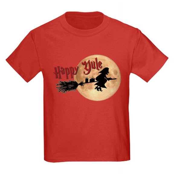 CafePress - Happy Yule T Shirt - Dark T-Shirt Kids XS-XL
