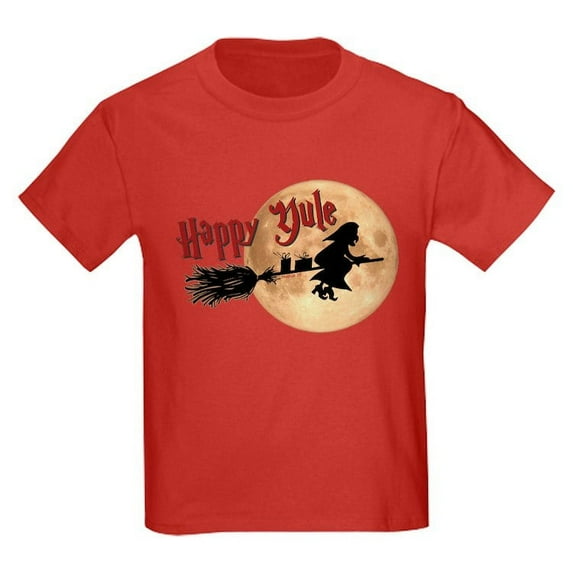 CafePress - Happy Yule T Shirt - Dark T-Shirt Kids XS-XL