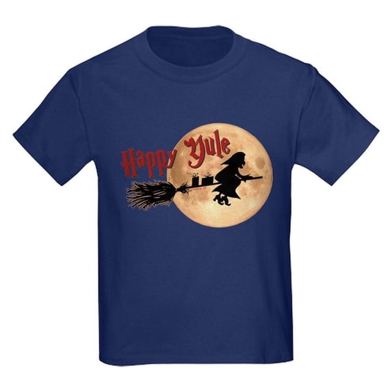 CafePress - Happy Yule T Shirt - Dark T-Shirt Kids XS-XL