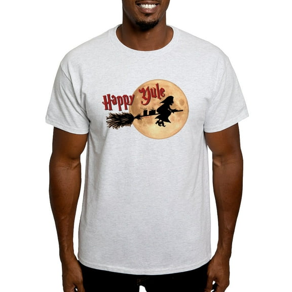 CafePress - Happy Yule T Shirt - Men's Classic Graphic T-Shirt