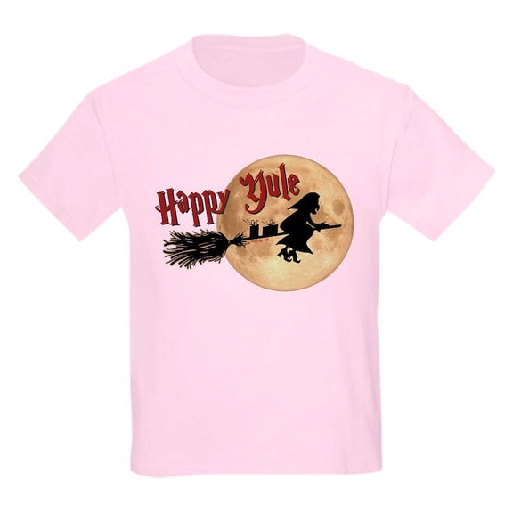 CafePress - Happy Yule T Shirt - Light T-Shirt Kids XS-XL
