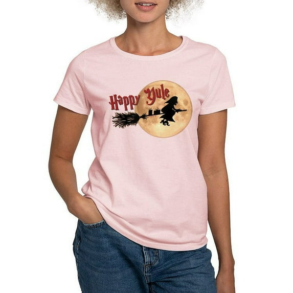 CafePress - Happy Yule T Shirt - Women's Classic T-Shirt