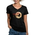thumbnail image 1 of CafePress - Happy Yule T Shirt - Women's V-Neck Dark T-Shirt, 1 of 4