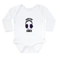 thumbnail image 1 of CafePress - Hardcore Gamer Body Suit - Long Sleeve Cotton Baby Bodysuit, 1 of 4