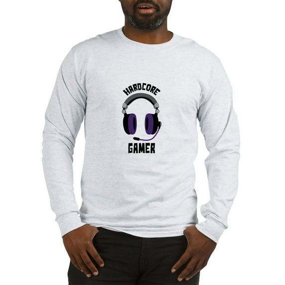 CafePress - Hardcore Gamer Long Sleeve T Shirt - Unisex Cotton Long Sleeve T-Shirt
