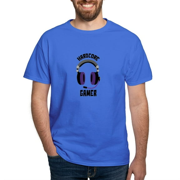 CafePress - Hardcore Gamer Men's Value T Shirt - Men's Classic Graphic Cotton T-Shirt
