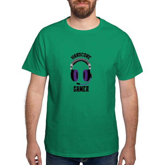 CafePress - Hardcore Gamer Men's Value T Shirt - Men's Classic Graphic Cotton T-Shirt