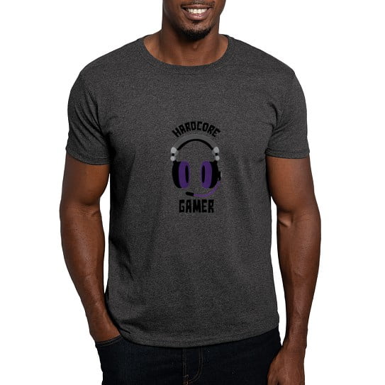 CafePress - Hardcore Gamer Men's Value T Shirt - Men's Classic Cotton T-Shirts
