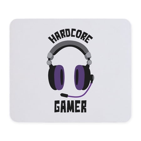 CafePress - Hardcore Gamer Mousepad - Non-slip Rubber Mousepad, Gaming Mouse Pad