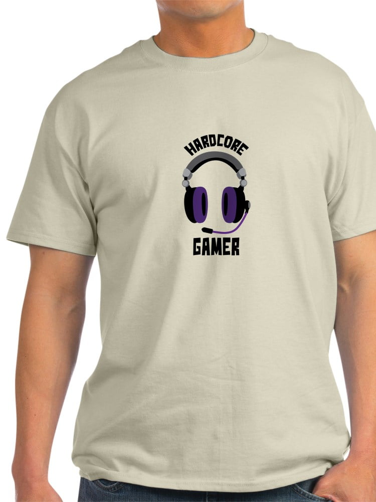 Lingvistik Stranden montering CafePress - Hardcore Gamer T Shirt - Light T-Shirt - CP - Walmart.com