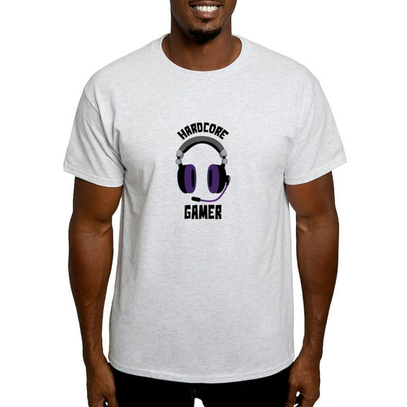 CafePress - Hardcore Gamer T Shirt - Men's Classic Graphic T-Shirt