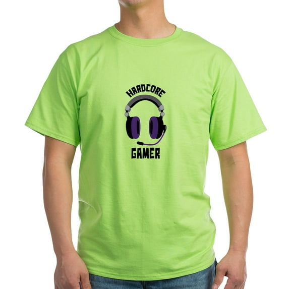 CafePress - Hardcore Gamer T Shirt - Light T-Shirt - CP