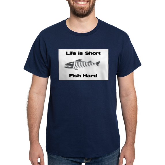 CafePress - Hardfish_Edited 1 T Shirt - Men's Classic Graphic Cotton T-Shirt