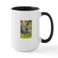 thumbnail image 1 of CafePress - Hare 45 Rabbit Mugs - 15 oz Ceramic Large White Novelty Mug, 1 of 4