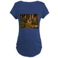 thumbnail image 1 of CafePress - Hare In The Forest Maternity T Shirt - Maternity Dark T-Shirt, 1 of 3