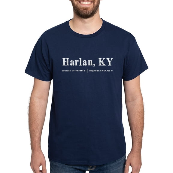 CafePress - Harlan, KY T Shirt - Men's Classic Graphic Cotton T-Shirt