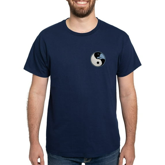 CafePress - Harmony With Earth Dark T Shirt - Men's Classic Graphic Cotton T-Shirt