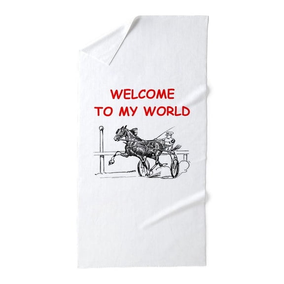 CafePress - Harness Racing - Large Beach Towel, Soft 30"x60" Towel with Unique Design