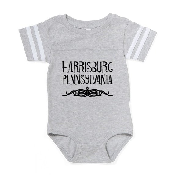 CafePress - Harrisburg Pennsylvania - Cute Infant Baby Football Bodysuit