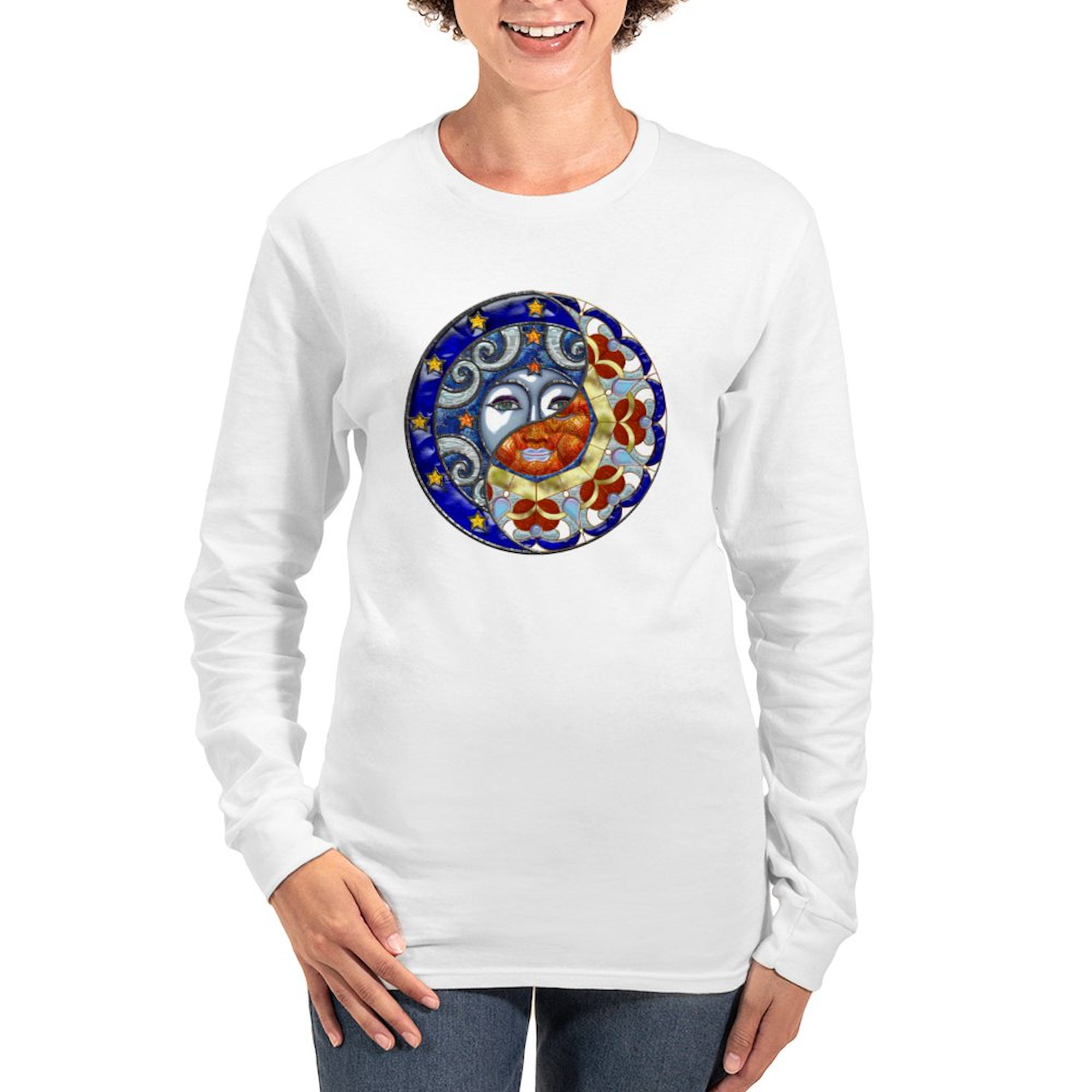 CafePress - Harvest Moons Sun And Moon Yin Yang Long Sleeve T - Women's ...