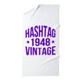 thumbnail image 1 of CafePress - Hashtag 1948 Vintage - Large Beach Towel, Soft 30"x60" Towel with Unique Design, 1 of 3