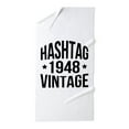 thumbnail image 1 of CafePress - Hashtag 1948 Vintage - Large Beach Towel, Soft 30"x60" Towel with Unique Design, 1 of 3