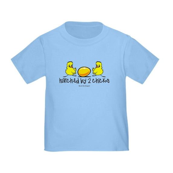 CafePress - Hatched By 2 Chicks. Toddler T Shirt - Cute Toddler T-Shirt, 100% Cotton