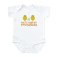 thumbnail image 1 of CafePress - Hatched By Two Chicks Infant Bodysuit - Baby Light Bodysuit, Size Newborn - 24 Months, 1 of 4