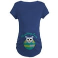 thumbnail image 1 of CafePress - Hatching Soon Easter Owl Maternity Maternity T Shi - Maternity Dark T-Shirt, 1 of 3