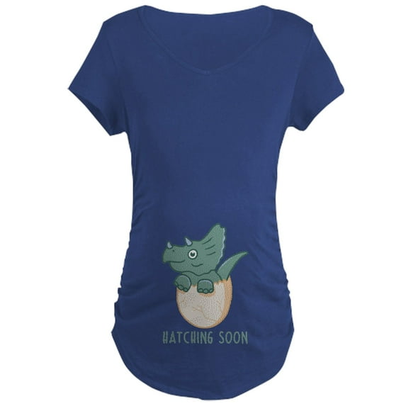 CafePress - Hatching Soon Maternity T Shirt - Maternity Dark T-Shirt