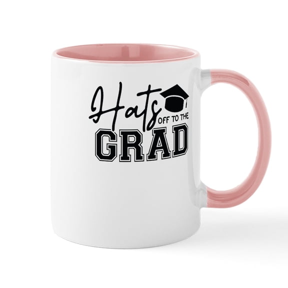 CafePress - Hats Off To The Graduates - 11 oz Ceramic Mug - Novelty Coffee Tea Cup