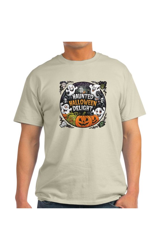- Haunted Halloween Delight – Spooky Night Design Men's Value T Shirt - Men's Classic Graphic T-Shirt