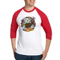 thumbnail image 1 of CafePress - Haunted Halloween Delight: Spooky Seasonal Design - Cotton Baseball Jersey, 3/4 Raglan Sleeve Shirt, 1 of 4