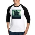 thumbnail image 1 of CafePress - Haunted House - Cotton Baseball Jersey, 3/4 Raglan Sleeve Shirt, 1 of 4