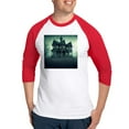 thumbnail image 1 of CafePress - Haunted House - Cotton Baseball Jersey, 3/4 Raglan Sleeve Shirt, 1 of 4